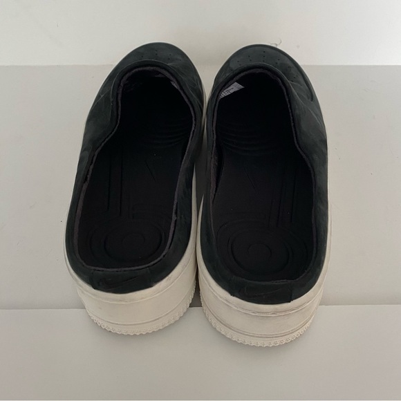 Nike Air Force 1 Lover XX Premium Black Suede Slip-On Mule Sneaker size 11 - Picture 5 of 9